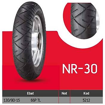 Anlas Set 110/90-16 IRC (NR25) ve 130/90-15 (NR30) n Arka Lastik