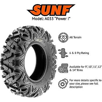 SunF 30x10R14 A033 Power 6PR Atv Utv  Lastii