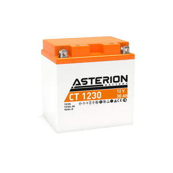 Asterion YIX30L 12v30Ah 300 CCA AGM Motosiklet ve ATV Aks (CT1230)