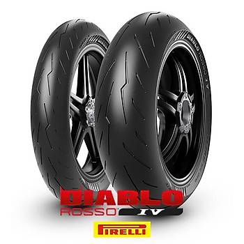 Pirelli Set 110/70R17 ve 140/70R17 Diablo Rosso IV n Arka Takm Lastik