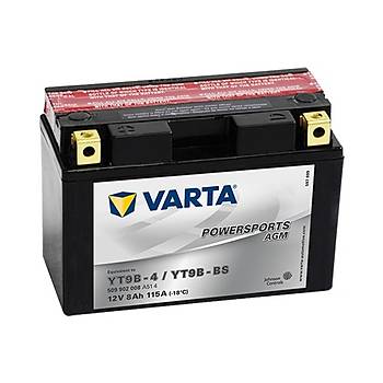 Varta YT9B-BS 12V8AH Bakmsz AGM Motosiklet Aks