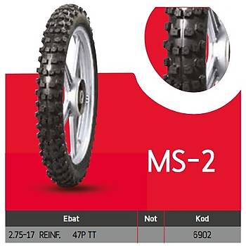 Anlas 2.75-17 MudSnake MS-2 TT 47P Motosiklet Lastii