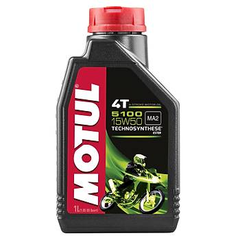 Motul Motosiklet Motor Ya 15W50 4T 5100 TECHNOSYNTHESE 1L