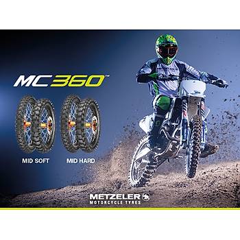 Metzeler Set 80/100-21 ve 100/90-19 MC360 Mid Hard 57M Cross n ve Arka Lastik