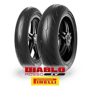 Pirelli Set 120/70ZR17 ve 180/55ZR17 Diablo Rosso IV n Arka