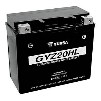 Yuasa GYZ20HL 12V20AH Bakımsız AGM Akü