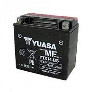 BMW F800 GT Ak (2013-2016) Yuasa YTX14-BS 12V6 Ah