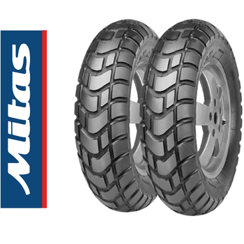 Mitas Set 120/90-10 ve 130/90-10 MC17 Yamaha BWS 100 n Arka Lastik