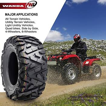 Wanda Set 25x8-12 ve 25x10-12 P350 6PR Atv n Arka Takm