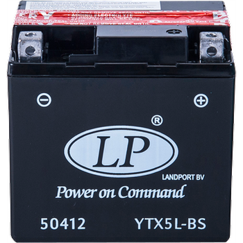 LP YTX5L-BS 12V4AH Bakmsz AGM Motosiklet Aks