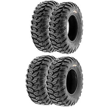 SunF Set 25x8R12 ve 25x10R12 A043 All Trail 6Kat Atv Lastik Takm n-Arka