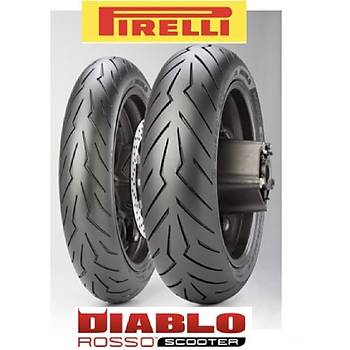 Pirelli Set 120/70-12 ve 130/70-12 Diablo Rosso Scooter n Arka Takm