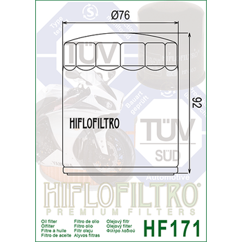 Hiflo HF-171C Yað Filtresi