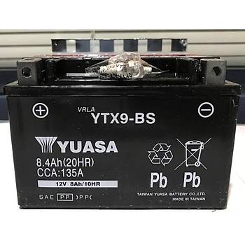 Yuasa YTX9-BS 12V8AH Bakmsz Motosiklet Aks