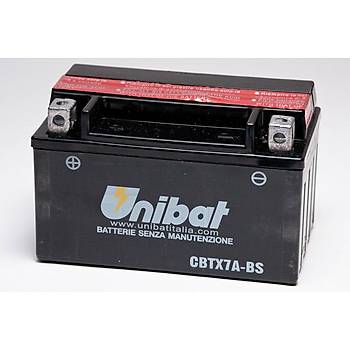 Unibat CBTX7A-BS 12V6AH  Motosiklet ve ATV Aks