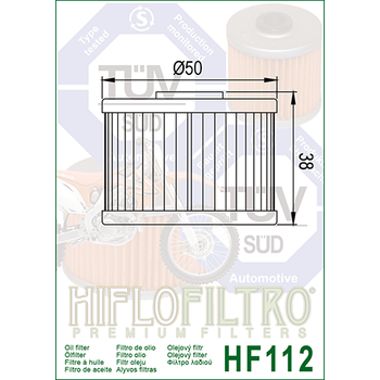 HFLO HF-112 Ya Filtresi HONDA Baz Modelleri