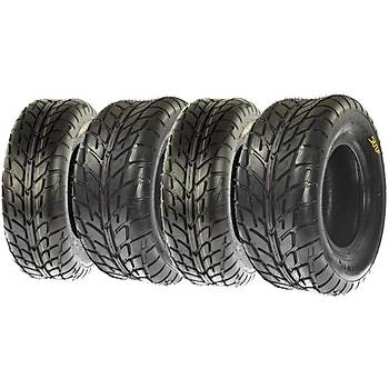 SunF Set 21x7-10 ve 20X10-10 A021 6Kat Yol Atv Lastik Takm n-Arka