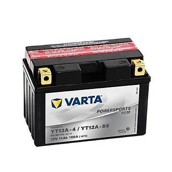 Varta YT12A-BS 12V11AH Bakmsz AGM Motosiklet Aks