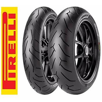 Pirelli Set 120/70ZR17  ve 160/60ZR17 Diablo Rosso II n Arka Takm