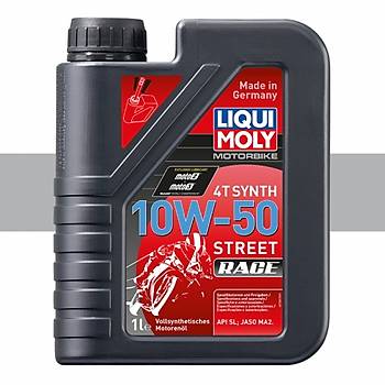 Liqui Moly Motosiklet Motor Ya 10W-50 4T %100 Sentetik Street Race 1L