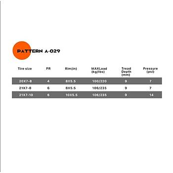 SunF 21x7-10 A029 6pr Atv n Lastii