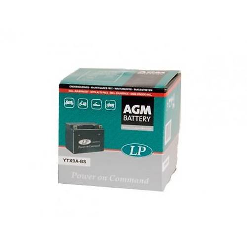 LP YTX9A-BS 12V9AH Bakımsız AGM Motosiklet Aküsü