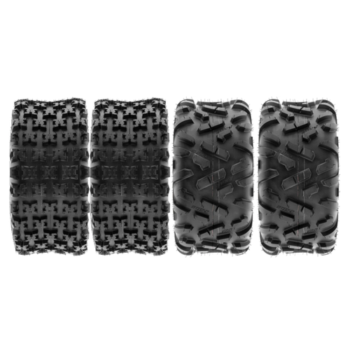 SunF Set 22x7-10 ve 22X10-9 A027-A051 6 Kat Atv Lastik n-Arka