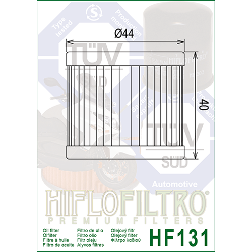 Hiflo HF-131 Yağ Filtresi HYOSUNG Bazı Modelleri