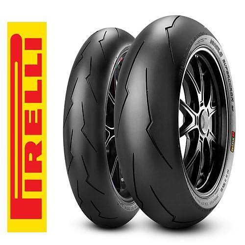 Pirelli Set 110/70ZR17 ve 140/70ZR17 Diablo SuperCorsa SP V3 Ön Arka Takım