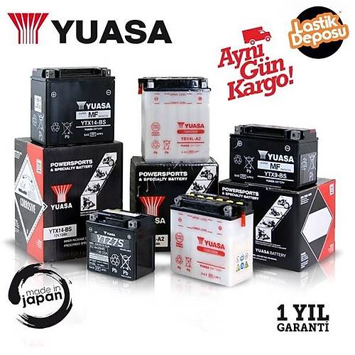 Kawasaki Ninja 400 (2008 - 2019) Yuasa YTX9-BS 12V8AH Bakmsz Motosiklet Aks