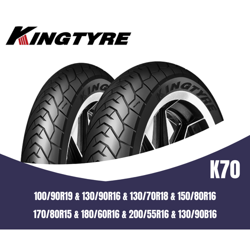 Kingtyre 100/90R19 K70 Motosiklet Lastii