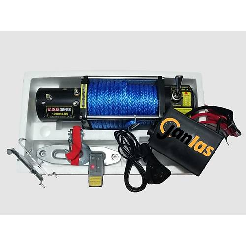 Janlas Extreme 12000 lbs Sentetik Halat 4x4 Offroad Vin 12V