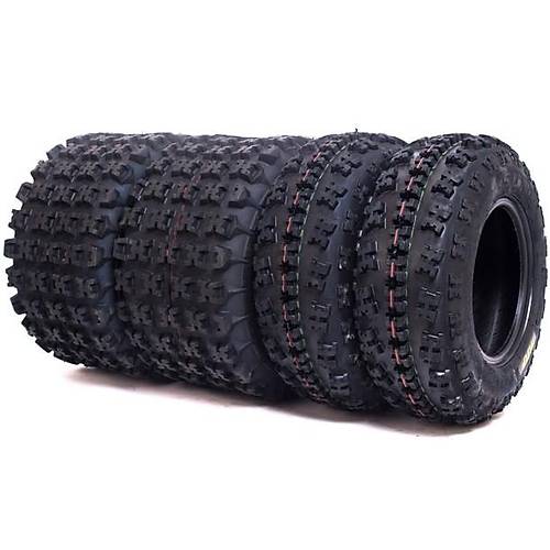 SunF Set 21x7-10 ve 22X10-10 A027 6Kat Atv Lastik Takm n-Arka