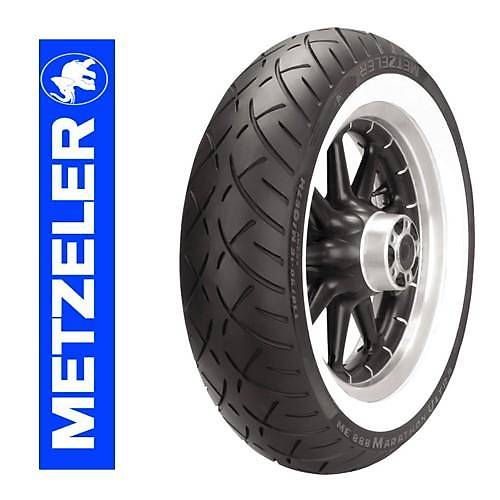 Metzeler 150/80B16 ME888 WW  77H RF Beyaz Yanakl Arka Lastik (2024)