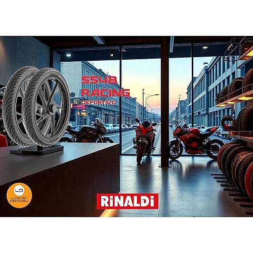 Rinaldi Set 2.75-18 ve 90/90-18 SS48 Motosiklet n Arka Takm Lastik