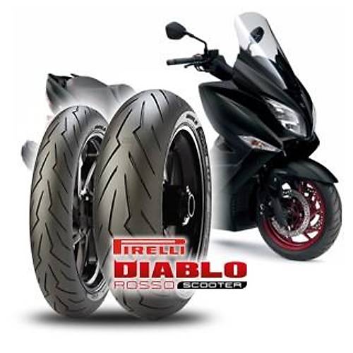 Pirelli Set 120/70R16 ve 160/60R15 Diablo Rosso Scooter Ön Arka Takım