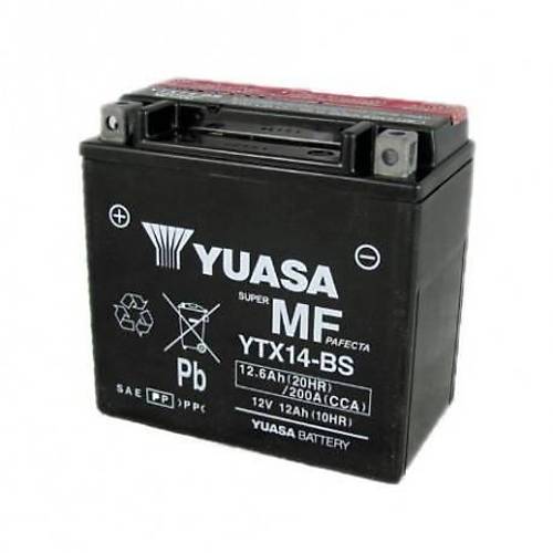 Yuasa YTX14-BS 12V12AH Motosiklet ve ATV Aks