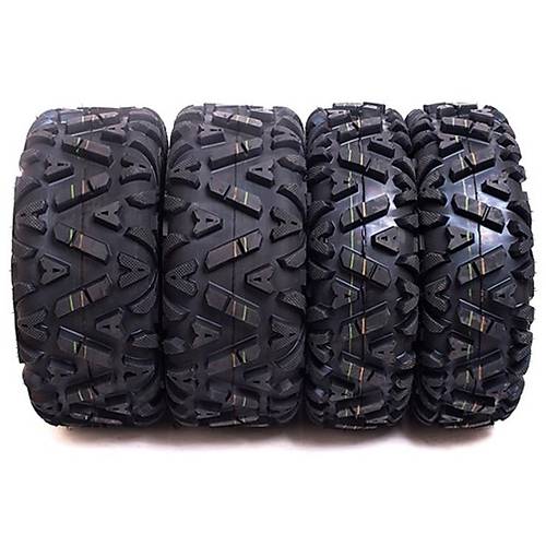 SunF Set 27x9-14 ve 27X11-14 A033 Power 6PR ATV-UTV Lastik Takm