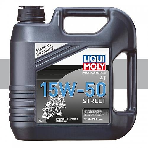 Liqui Moly Motosiklet Motor Yağı 15W-50 4T Sentetik Street 4L