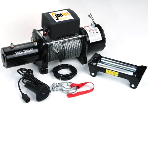 Janlas Extreme 16000 lbs elik Halat 4x4 Offroad ve Oto Kurtarc Vin 12V