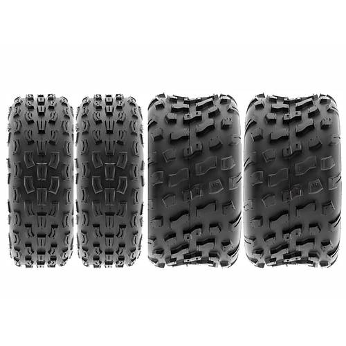 SunF Set 21x7-10 ve 20X10-9 A029-A022 6 Kat Atv Lastik Ön-Arka