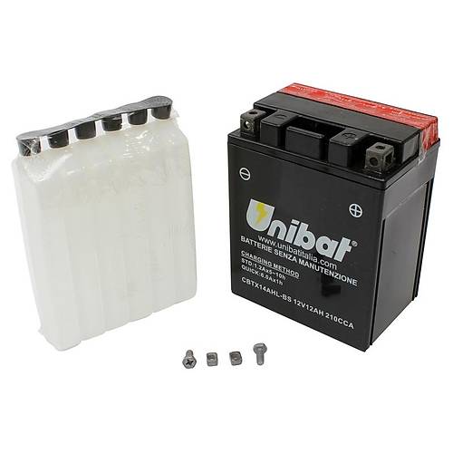 Unibat CBTX14AHL-BS 12V12AH  Motosiklet ve ATV Aküsü