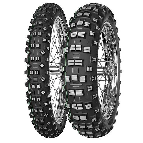 Mitas Set 90/90-21 ve 140/80-18 Terra Force EF Super Light Arka ift Yeil