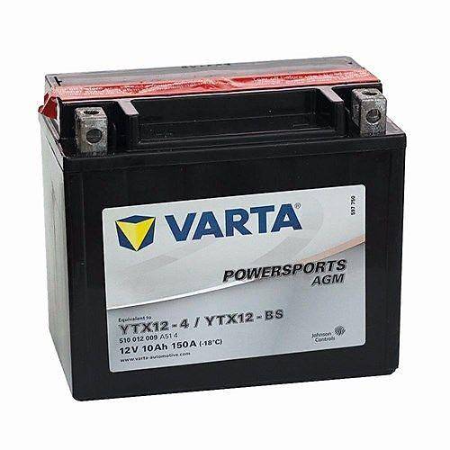 Varta YTX12-BS 12V10AH Bakml Motosiklet Aks