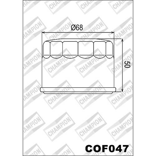 Champion COF047 Ya Filtresi KYMCO baz modelleri COF047
