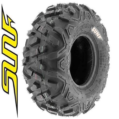 SunF Set 19x7-8 ve 18x9.5-8 A051 Power II 6 Kat Atv n Arka Takm Lastik