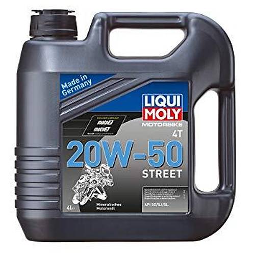 Liqui Moly 20W-50 Basic Street 4T Mineral Cadde Motosiklet Yağı 4L