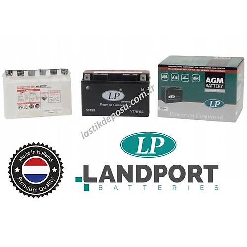 LP YT7B-BS 12V7AH Bakımsız AGM Motosiklet Aküsü