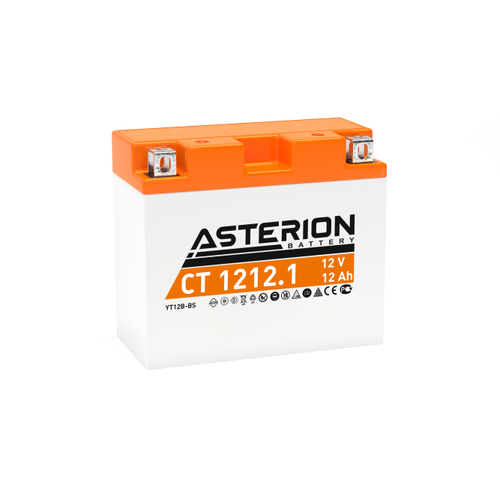 Asterion YT12B 12v12Ah 155 CCA AGM Motosiklet Aküsü (CT1212.1)