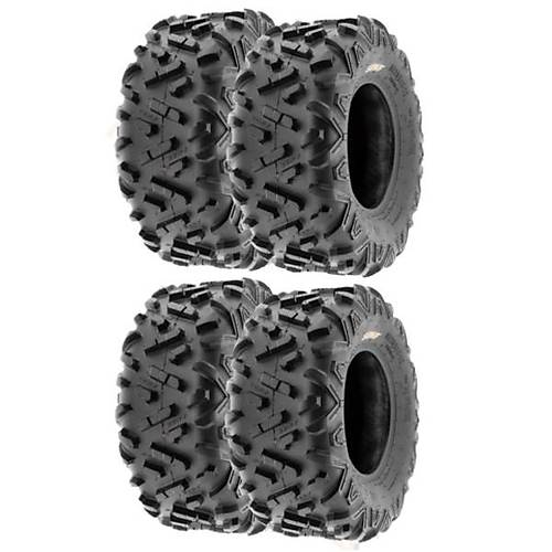 SunF Set 19x7-8 ve 18x9.5-8 A051 Power II 6 Kat Atv n Arka Takm Lastik